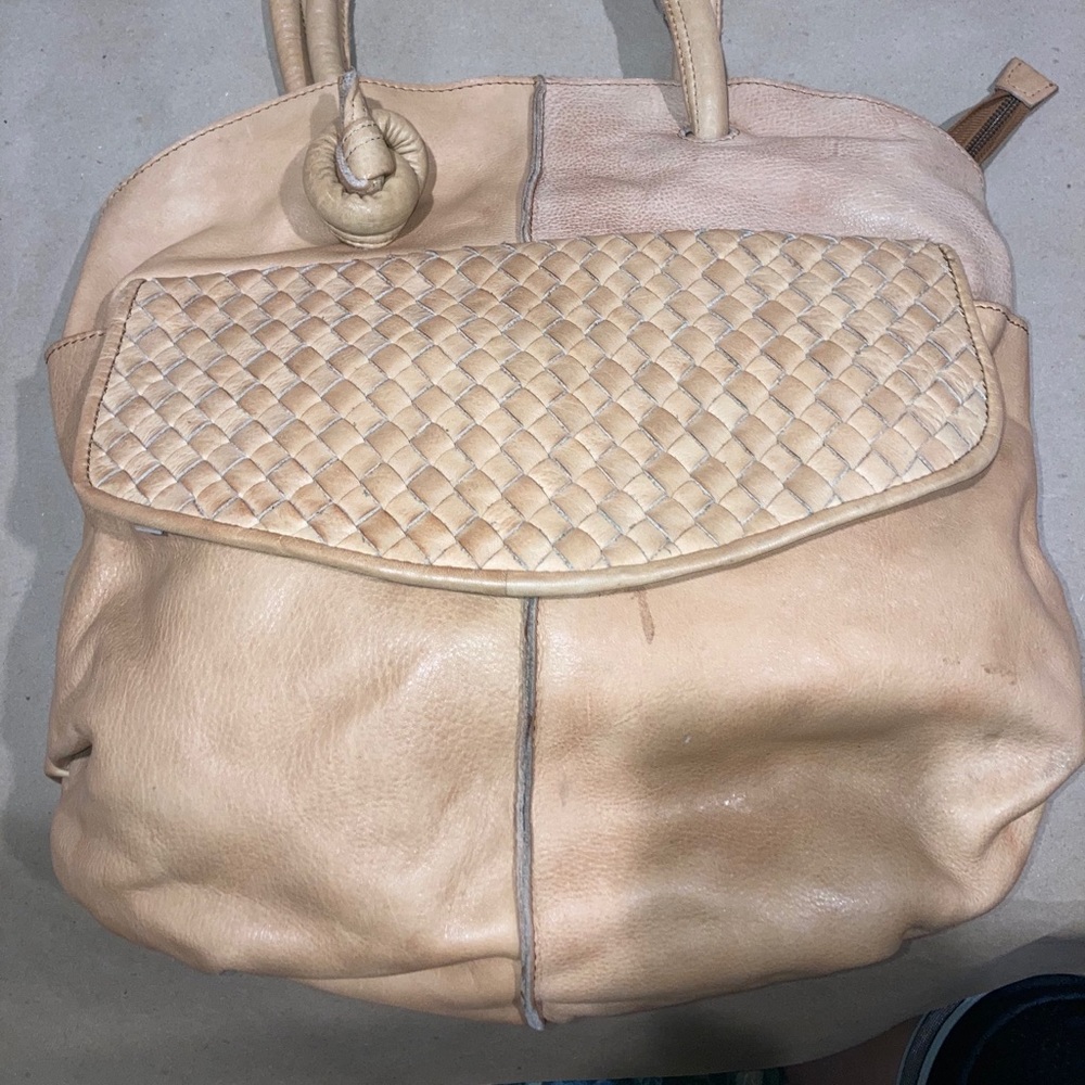 R.P.S caramel handbag.